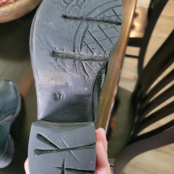 A.S.98 Balsamic Green Leather Boots 37 - Picture 8 of 8